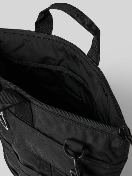 Productfoto, Tote Bag met kort draaghengsel van Kenzo, hoofdvak met ritssluiting, verstelbare schouderband, labeldetails, karabijnhaak, zwart, breedte 45 cm, lengte 42 cm, diepte 11 cm