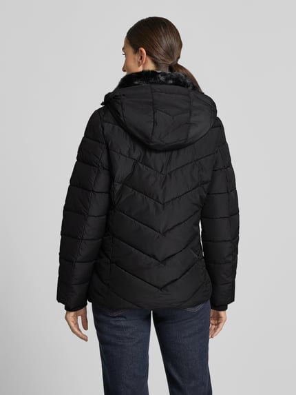 NAUTGÅRD Regular Fit Jacke in Stepp-Optik Black 5