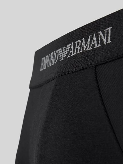 Emporio Armani Slip mit elastischem Logo-Bund im 3er-Pack Black 2