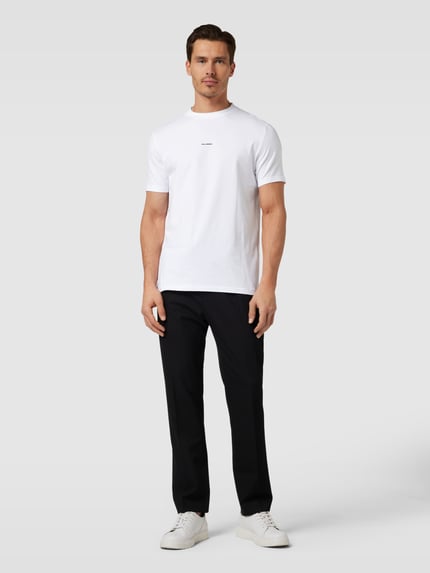 Karl Lagerfeld T-Shirt mit Label-Print Weiss 1