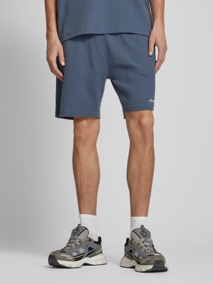 ANOTHER COTTON LAB Koszulka polo o kroju oversized z nadrukiem z logo Ciemnoniebieski 4