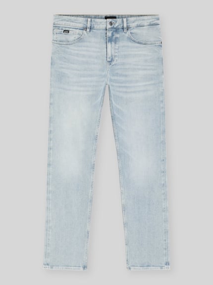BOSS straight fit jeans van katoenmix model 'C-OGDEN' Lichtblauw - 2