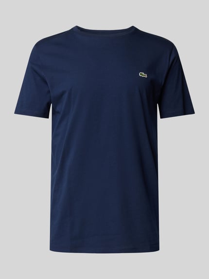 Lacoste T-shirt met ronde hals Marineblauw - 2