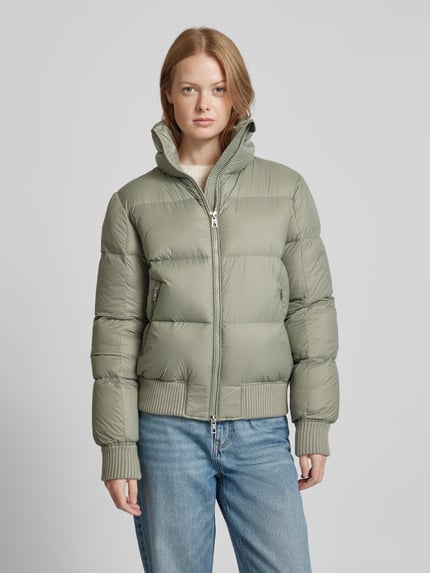 IQ Studio Steppjacke mit Reißverschlusstaschen Modell 'ELA' Khaki 4