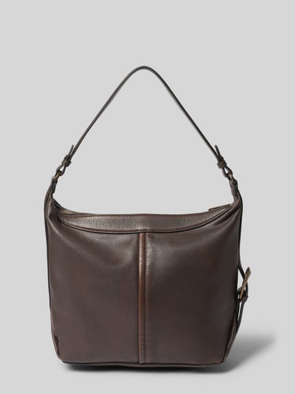 LIEBESKIND BERLIN Handtasche mit Label-Detail Modell 'PARIS II' Dunkelbraun 4