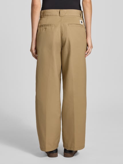 Carhartt Work In Progress Stoffhose mit französische Eingrifftaschen Beige 5