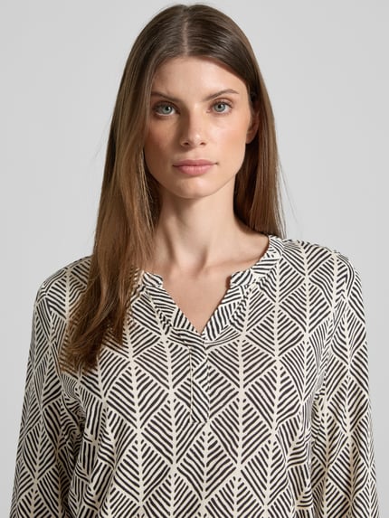 Soyaconcept Blusenshirt mit Tunika-Ausschnitt Modell 'FELICITY' Black 3