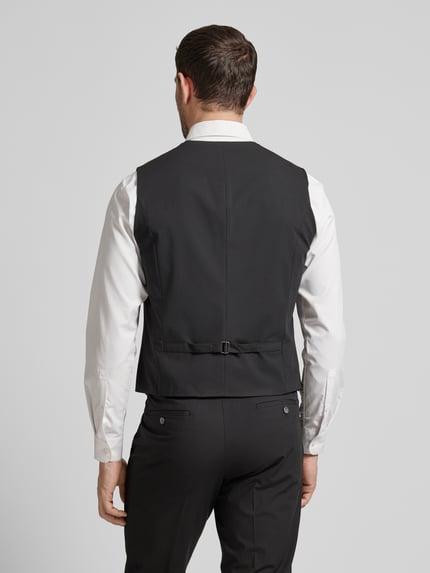 MCNEAL Gilet met paspelzakken Zwart - 5