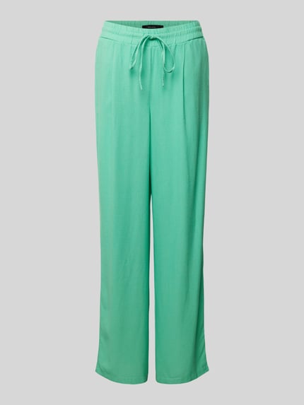 VERO MODA Loose Fit Stoffhose mit Leinen-Anteil Modell 'JESMILO' Gruen 2