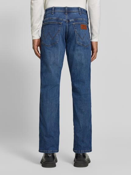 Wrangler Regular Fit Jeans mit Kontrastnähten Jeansblau 5