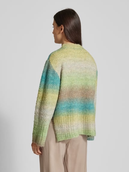 Moves Loose Fit Strickpullover mit Woll-Anteil Modell 'Savira' Gruen 5
