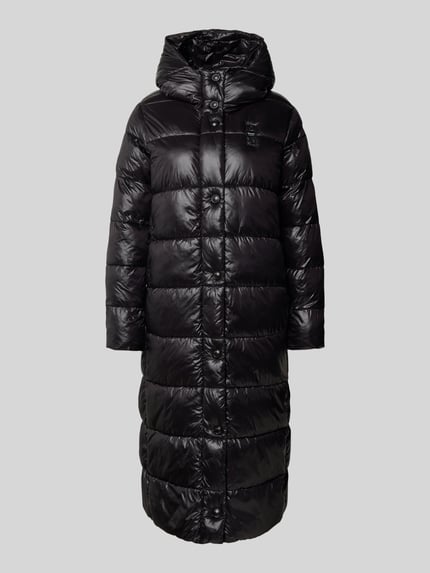 Blauer USA Regular Fit Steppmantel mit Label-Detail Modell 'BELLEVUE' Black 2
