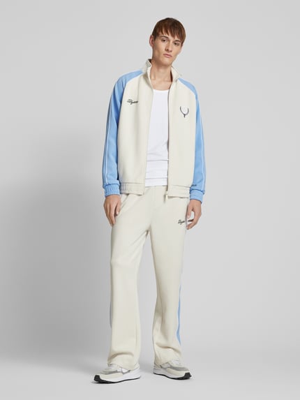 PEGADOR Sweatbroek met elastische band Offwhite - 1