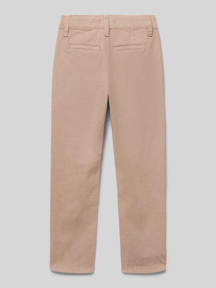 s.Oliver RED LABEL Chinosy o kroju regular fit z mieszanki bawełny model ‘PELLE’ Beżowy 3