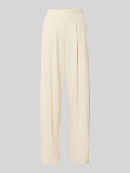 Soyaconcept Relaxed Fit Anzughose mit Bundfalten Modell 'SIHAM' Offwhite 2