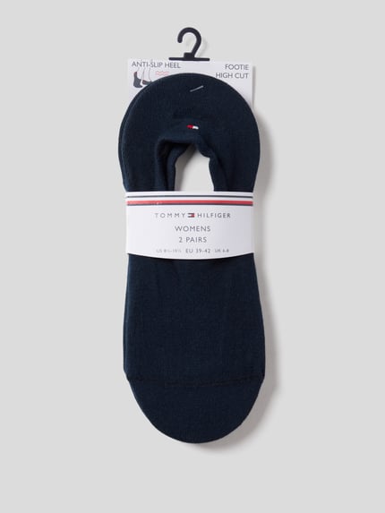 Tommy Hilfiger Set van twee paar sneakersokken Donkerblauw - 3