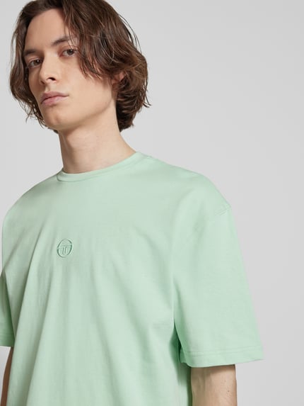 Sergio Tacchini T-Shirt mit Label-Stitching Modell 'SIMBA' Mint 3