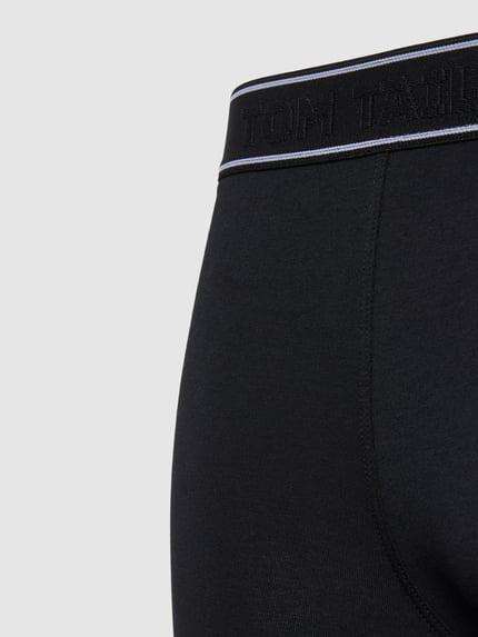 Tom Tailor Broek met label in band in een set van 2 stuks, model 'VANCOUVER' Zwart - 2