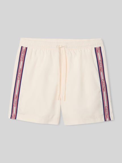 Calvin Klein Underwear regular fit zwembroek met logoband Offwhite - 2