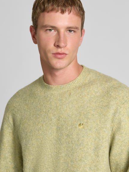 Carhartt Work In Progress Strickpullover mit Woll-Anteil Lind 3