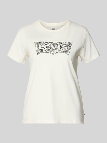 t-shirt o kroju regular fit z czystej bawełny model 'THE PERFECT TEE' Shop The Look MANNEQUINE