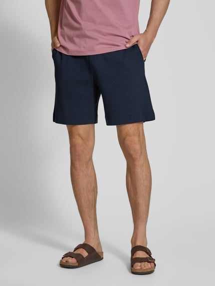 JOOP! JEANS Regular Fit Shorts mit Strukturmuster Modell 'Ediiz' Marine 5