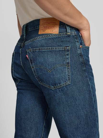 Levi's® Wide Leg Fit Jeans Modell '501®' Jeansblau 3