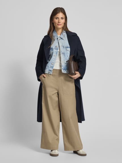 Scotch & Soda Jeansjack met paspelzakken op de borst Lichtblauw - 1