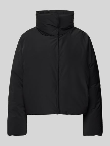 Jake*s Casual Steppjacke mit Stehkragen Black 2