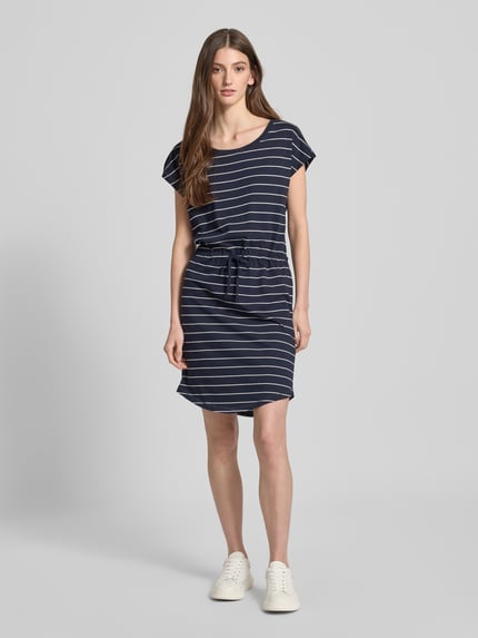 ONLY Flatteuze mini-jurk van puur katoen, model 'MAY' Donkerblauw - 1