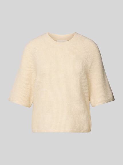 MSCH Copenhagen Gebreid shirt met wol, model 'Milania' Beige - 2