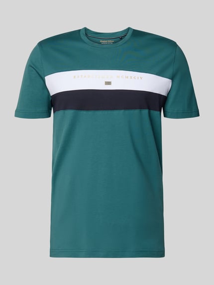 Christian Berg Men Regular Fit T-Shirt mit Rundhalsausschnitt Metallic Gruen 2