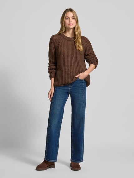 OPUS Straight fit jeans in 5-pocketmodel Jeansblauw - 1