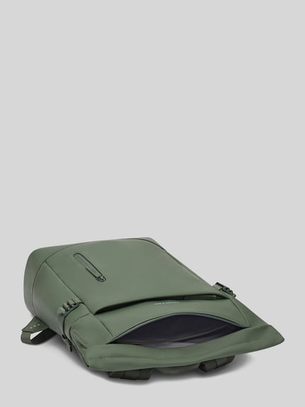 Kapten & Son Rucksack mit Flaschenhalterung innen Modell 'HELSINKI' Schilf 3