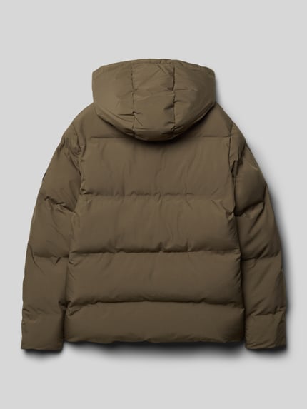 JACK & JONES Regular fit gewatteerd jack met logo-applicatie, model 'Fusion' Olijfgroen - 3