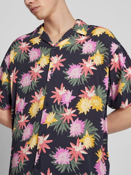 JACK & JONES Regular Fit Freizeithemd mit Reverskragen Modell 'JORLUKE TAMPA' Marine 3