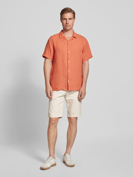 Tom Tailor Bermudy o kroju regular fit z mieszanki bawełny Beżowy 1