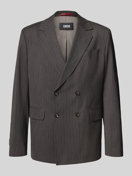 Relaxed fit colbert met viscose, model 'Double' Shop The Look MANNEQUINE
