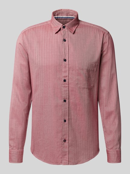 OLYMP Level 5 Slim fit vrijetijdsoverhemd met kentkraag Rood - 2