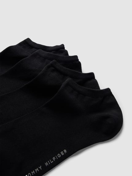 Tommy Hilfiger Sneakersocken mit Rippenbündchen im 4er-Pack Black 2