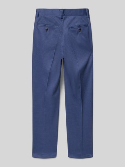 Produktfoto, Stoffhose mit französischen Eingrifftaschen von G.O.L., materiał z domieszką wiskozy, krój slim fit, kieszenie tylne, kolor niebieski, szerokość w rozmiarze 134: 32 cm, długość nogawki wewnętrznej: 61 cm