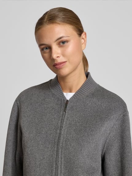 COMMA Jacke mit Stehkragen und Woll-Anteil Anthrazit 3