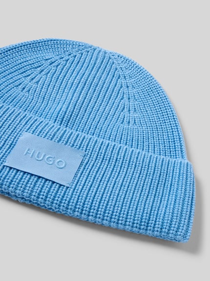 HUGO Mütze mit Logo-Patch Modell 'Sential_2.0_Hat' Sky 2