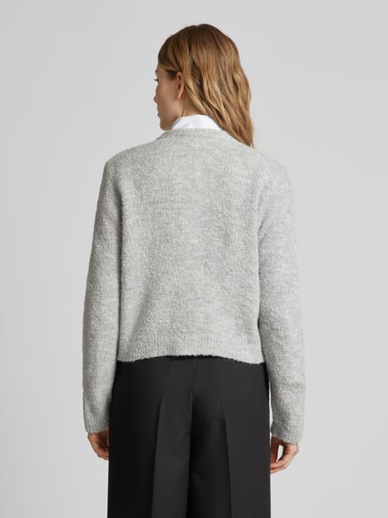 Rich & Royal Cardigan mit Woll-Anteil Mittelgrau 5