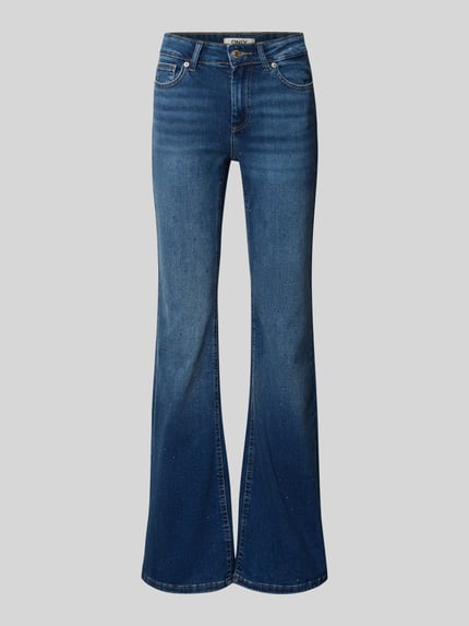 ONLY Flared Jeans aus Baumwoll-Mix Modell 'BLUSH' Jeansblau 2