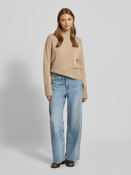 someday. Strickpullover aus reinem Kaschmir Modell 'Tenni' Beige Melange 1