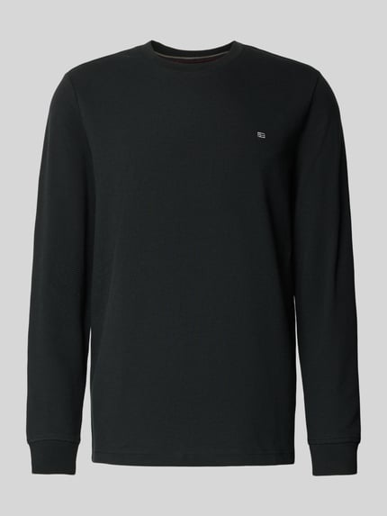 Christian Berg Men Pullover mit Label-Patch Black 2