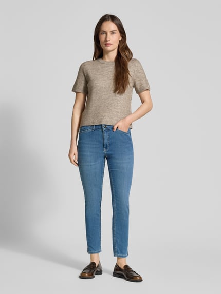 MAC Slim fit Jeans van Katoenmix Model 'DREAM SUMMER' Donkerblauw - 1