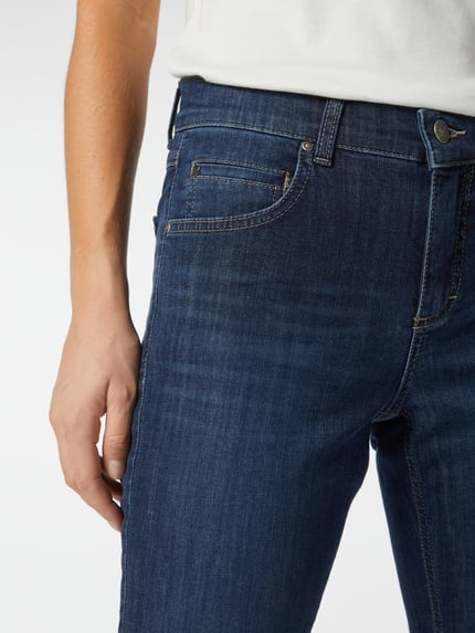 ANGELS Regular Fit Jeans mit Label-Patch Modell 'CICI 34' Modell CICI Marine 3