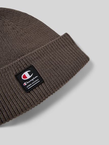 Champion Mütze in Strick-Optik Modell 'Rib' Anthrazit 2